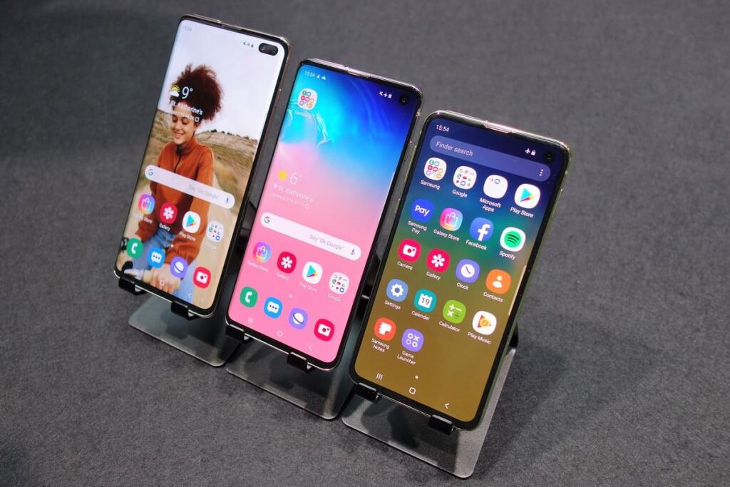 Galaxy S10+, S10 a S10e