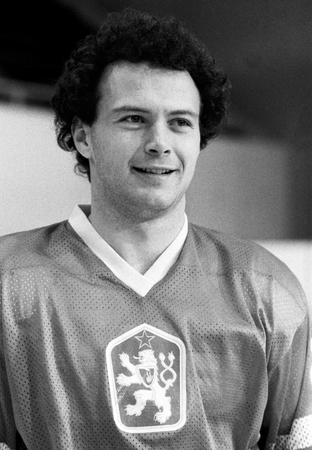 Miroslav Pašek, čs. reprezentant v hokeji pred ZOH v Sarajeve.