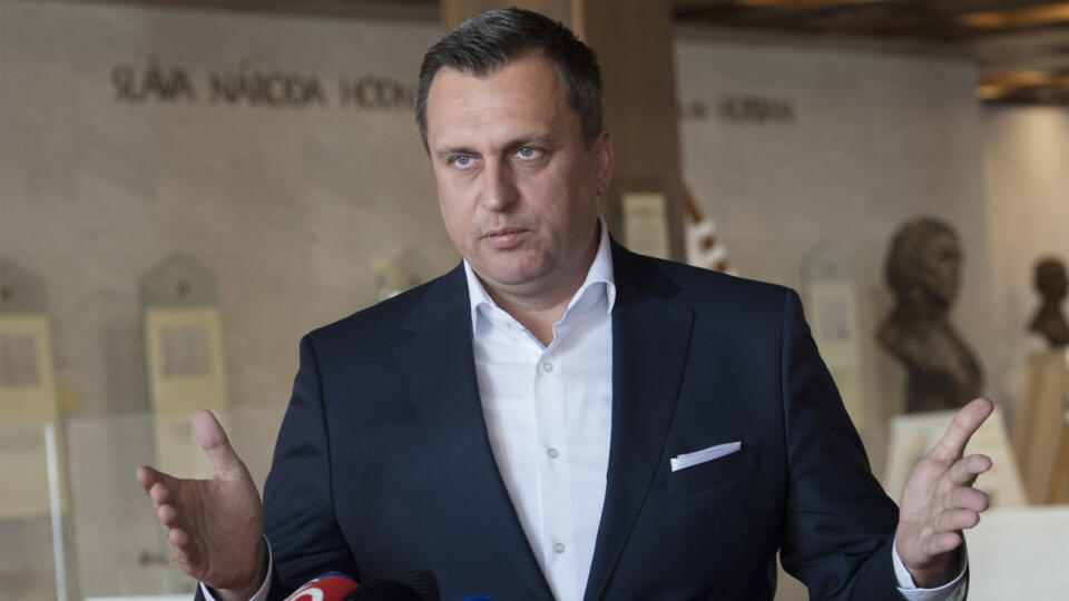 Predseda NR SR Andrej Danko (SNS).