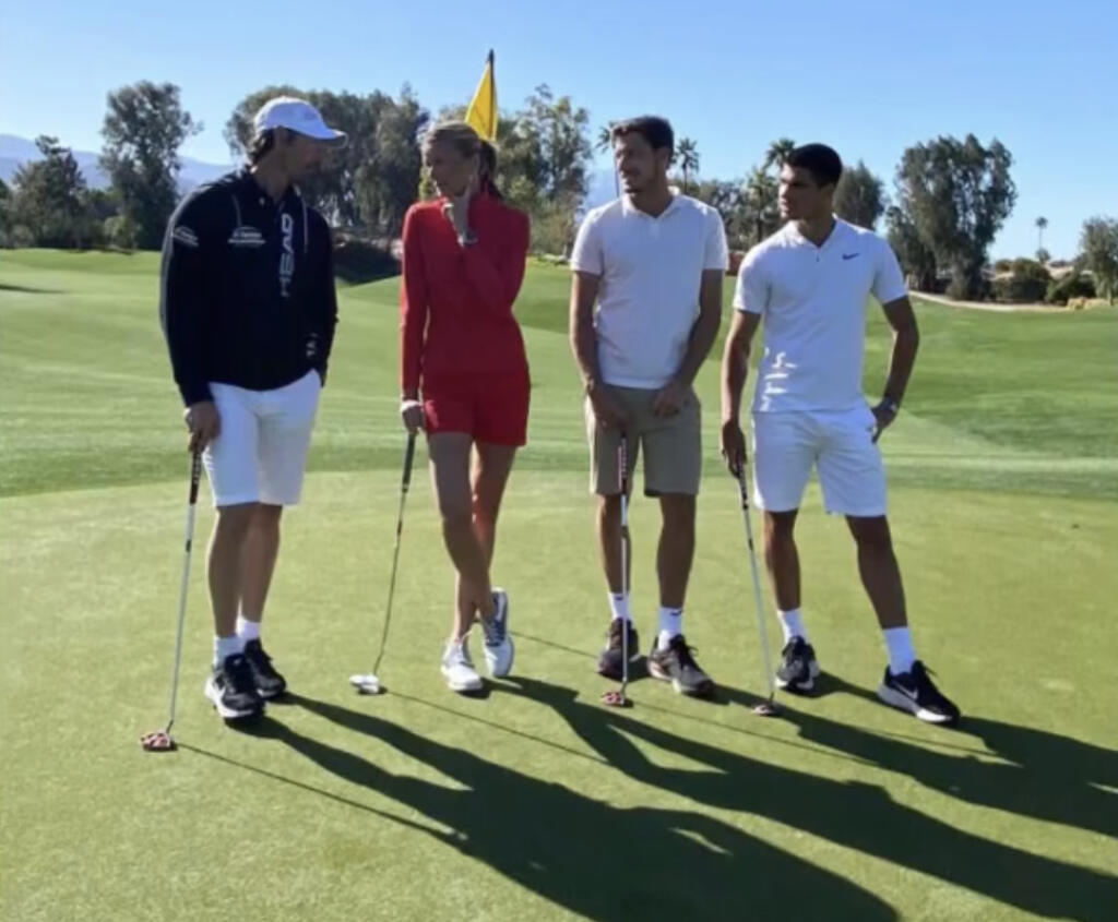 Daniela Hantuchová si na MDŽ zahrala obľúbený golf.