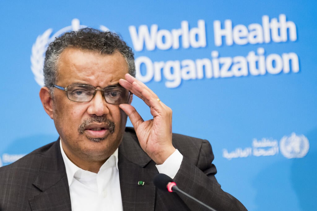 KK42 Ženeva - Generálny riaditeľ Svetovej zdravotníckej organizácie (WHO) Tedros Adhanom Ghebreyesus hovorí k novinárom v sídle WHO v Ženeve 30. januára 2020. Krízový výbor WHO vyhlásil vo štvrtok stav globálnej zdravotnej núdze. Urobil tak v súvislosti s nákazou spôsobenou novým koronavírusom 2019-nCoV, ktorý sa do viacerých krajín rozšíril z Číny. FOTO TASR/AP
Tedros Adhanom Ghebreyesus, Director General of the World Health Organization (WHO), talks to the media at the World Health Organizatio