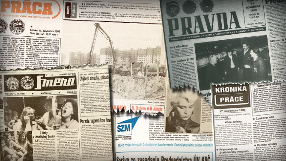 Denná tlač z novembra '89: Takto vyzerali noviny pred 25 rokmi.