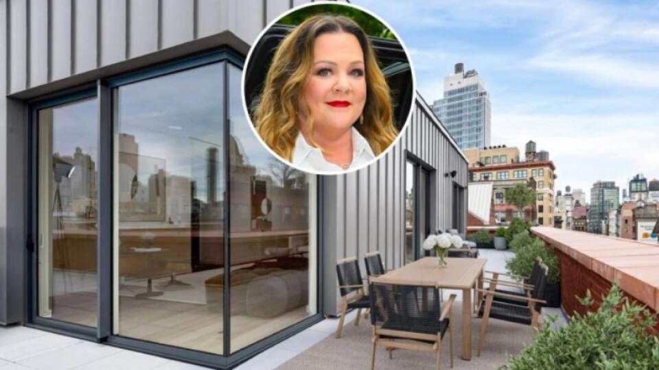 Herečka Melissa McCarthy kúpila nový penthouse v New Yorku.