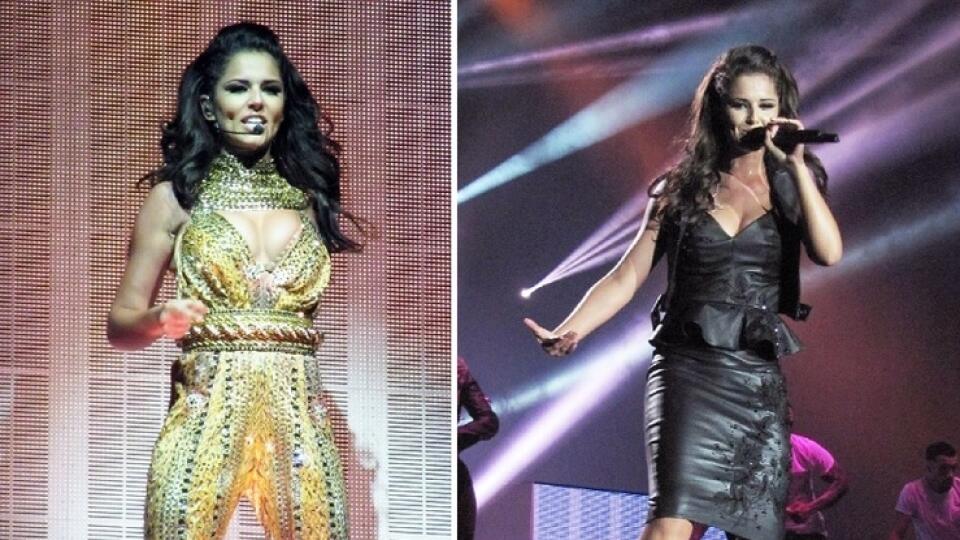 Cheryl Cole počas svojho koncertu vymieňala jeden sexi kostým za druhý.