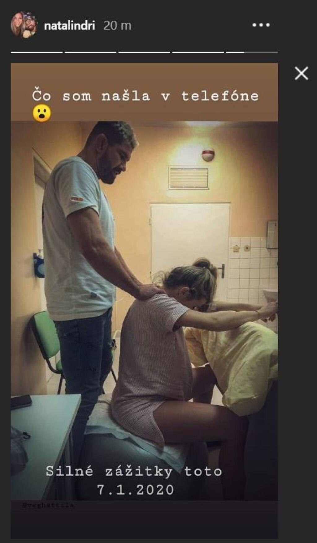 Natália odhalila aj poriadne emotívny záber z dňa pôrodu.