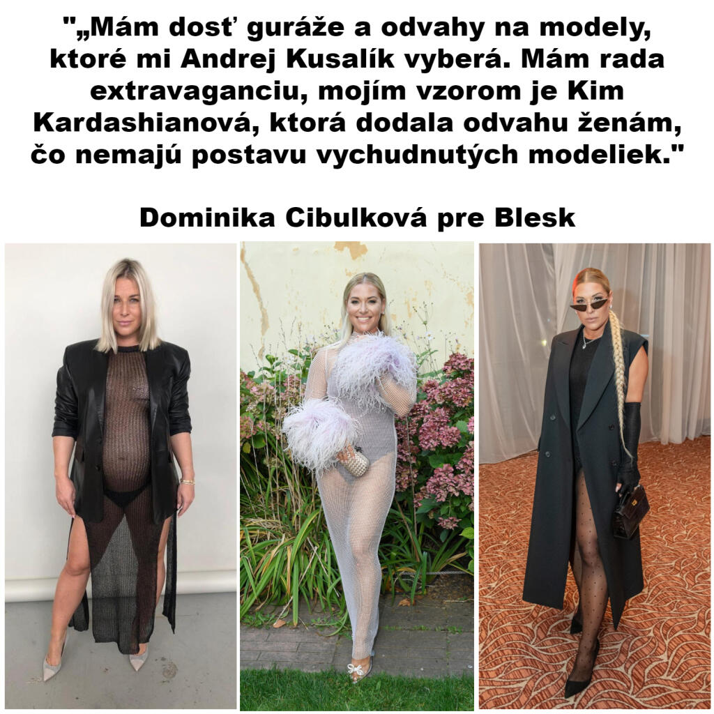 Cibulková v minulosti priznala, že Kim Kardashianová je jej veľký vzor v oblasti outfitu. Bývalá tenistka ju často kopíruje vo výbere šiat na rôzne spoločenské udalosti.