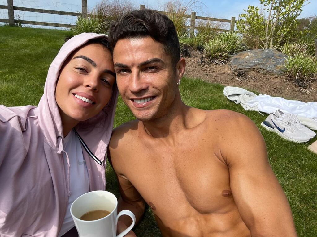 Georgina Rodriguez a Cristiano Ronaldo.