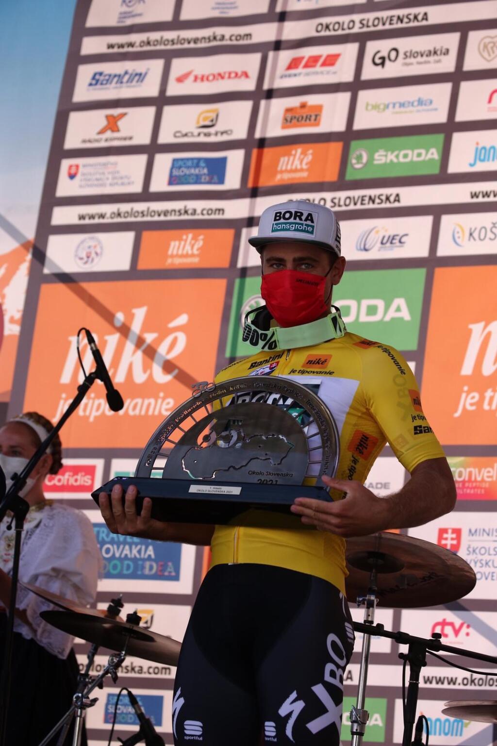 Peter Sagan počas dnešných pretekov Okolo Slovenska