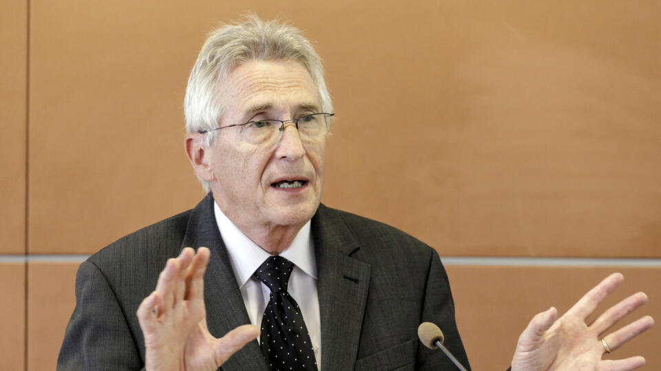 Na snímke minister vnútra SR Ivan Šimko počas tlačovej konferencie na tému praktické servisné informácie o parlamentných voľbách v Bratislave 30. júna 2023. FOTO TASR - Dano Veselský