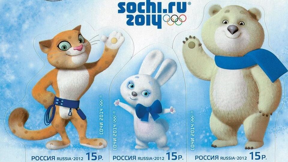 Maskotmi olympiády sú snežný leopard, zajac