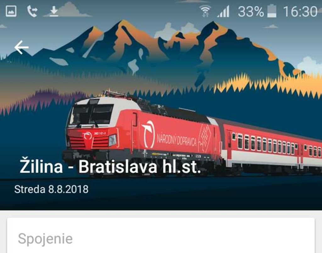 Aplikácia ZSSK Ideme vlakom sa už dá stiahnuť