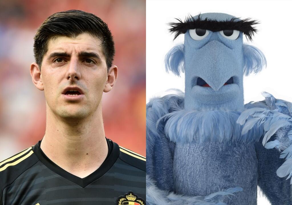 Thibaut Courtois – rozprávková postavička Sam the Eagle
