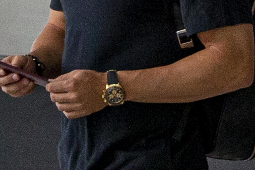 Stanislav Lobotka a jeho Rolex - COSMOGRAPH DAYTONA za 27 500 euro.