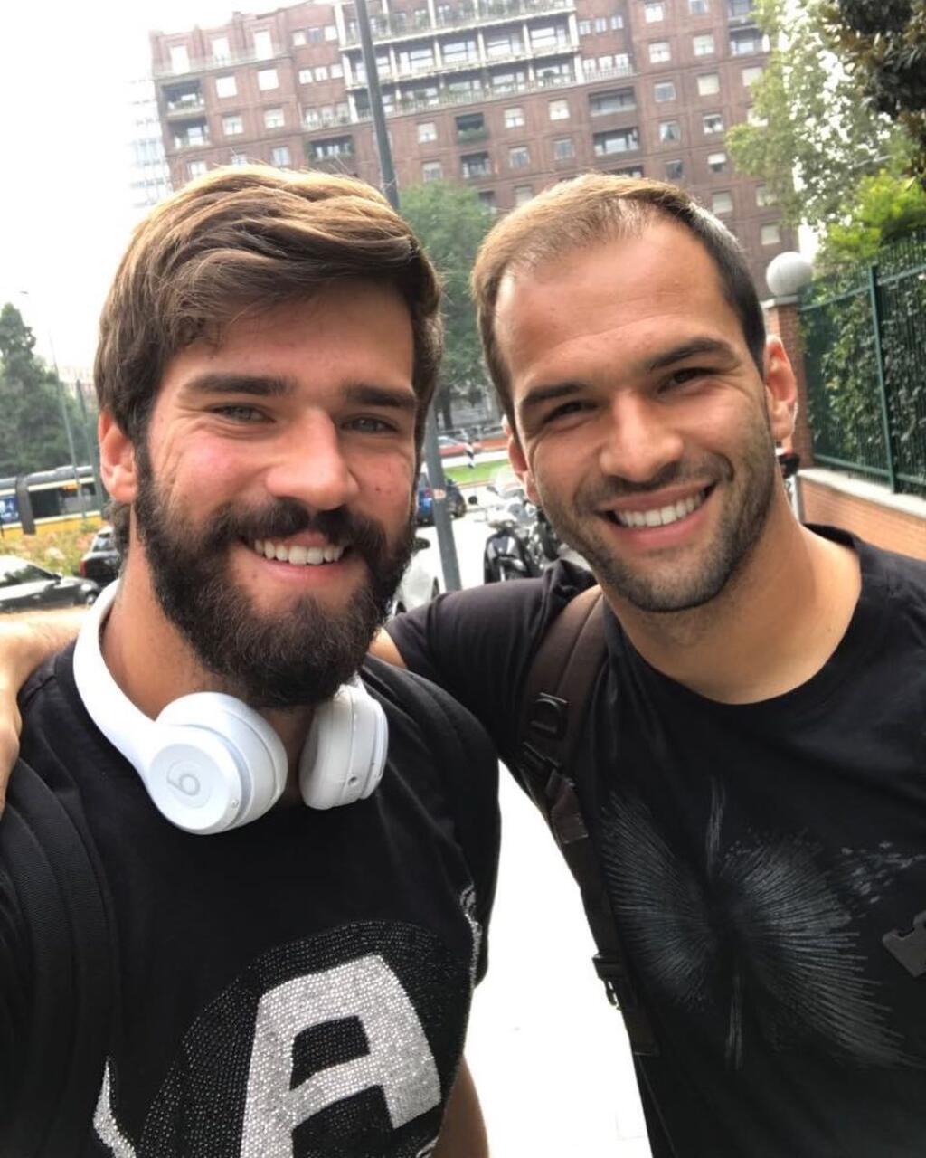Alisson s bratom Murielom Gustavom.