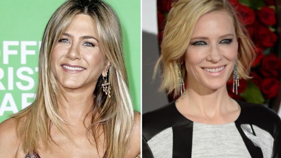 Hoci to tak na prvý pohľad nevyzerá, Jennifer Aniston a Cate Blanchett sú rovesníčky. 