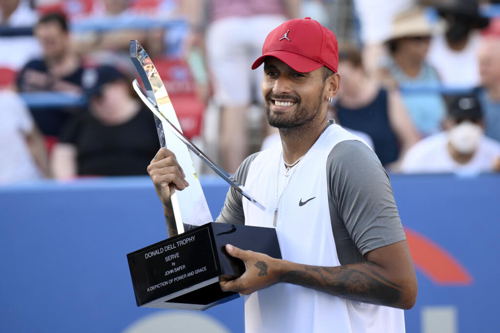 Austrálsky tenista Nick Kyrgios slávil na turnaji ATP vo Washingtone víťazné double.