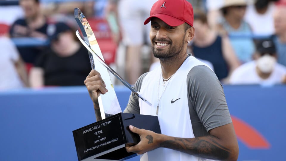 Austrálsky tenista Nick Kyrgios slávil na turnaji ATP vo Washingtone víťazné double.