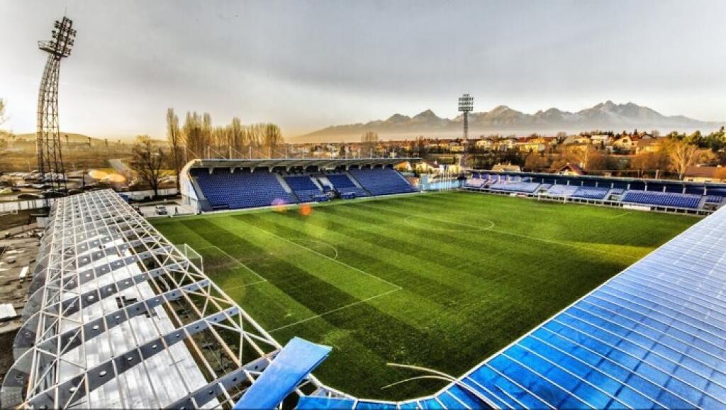 Zvažovať sa tiež bude štadión v Poprade, ktorý je zároveň súčasťou Národného futbalového centra.