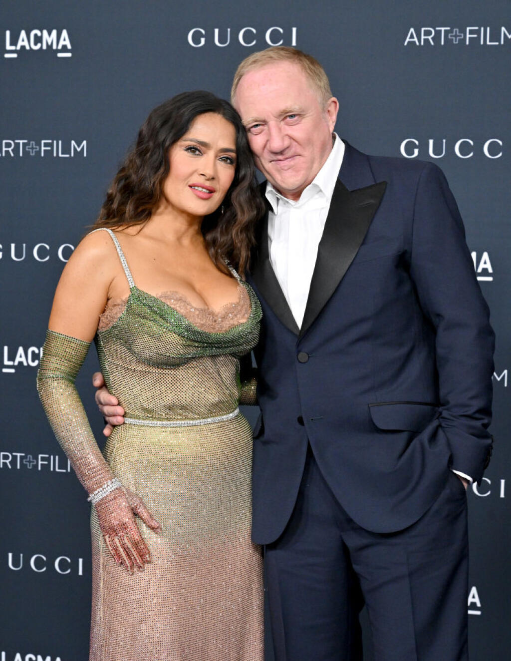 Herečka Salma Hayek spolu s manželom.