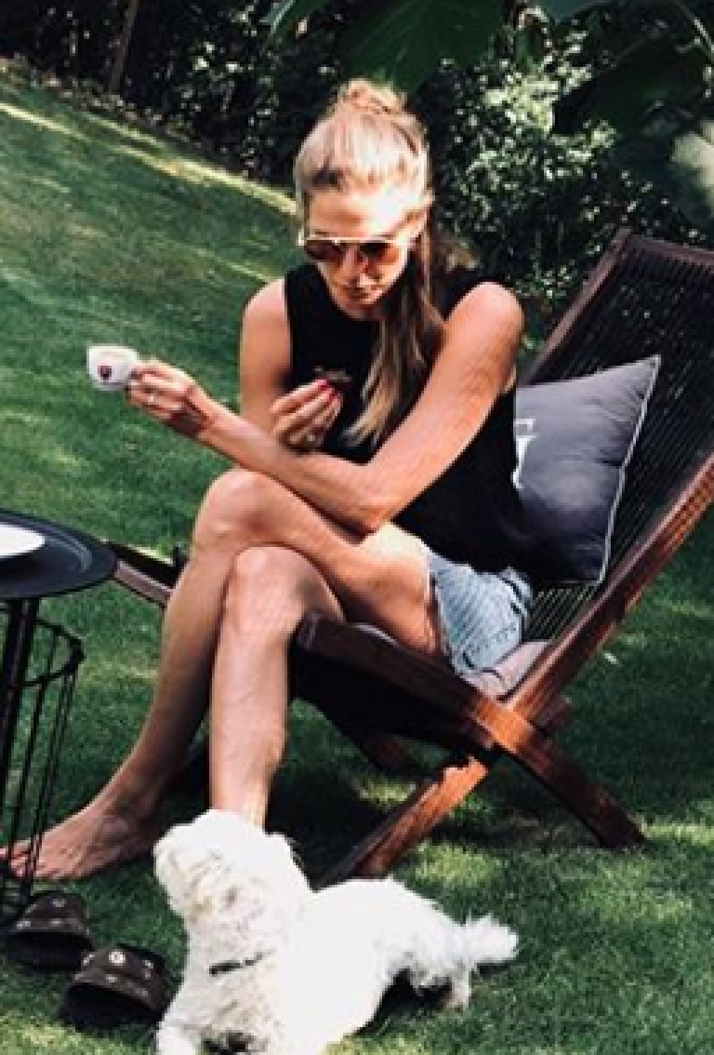 Katarína Saganová strávila pár dní nedávno aj doma na Slovensku.