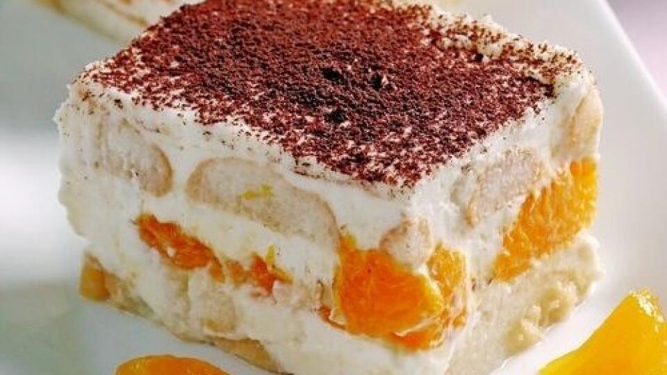 Tiramisu s mandarínkami