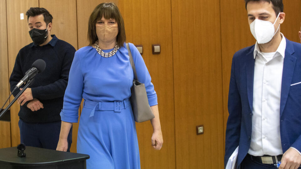 45. schôdza vlády Slovenskej republiky.
Na snímke Veronika Remišová