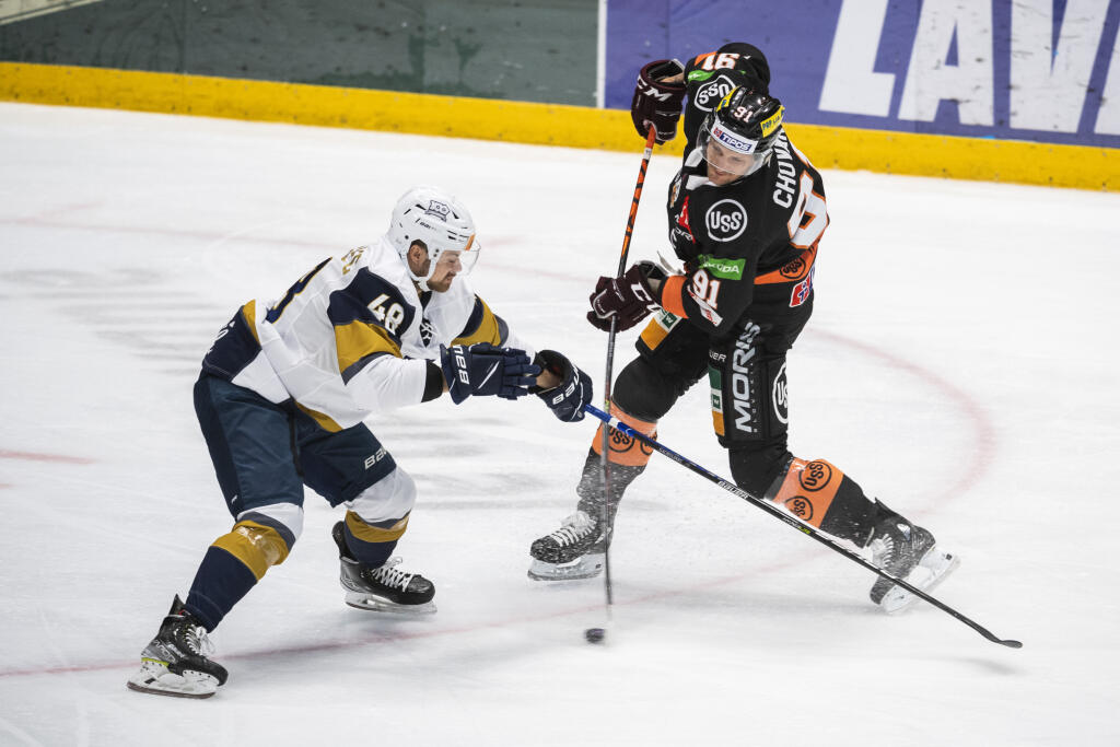 Slovan v šlágri extraligy porazil Košice tesne 3:2.