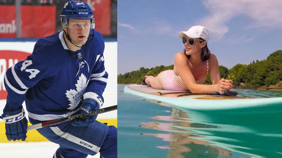 Obranca Toronta Morgan Rielly randí s legendárnou krasokorčuliarkou Tessou Virtue.