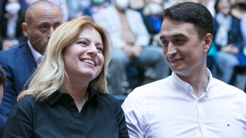 Zuzana Čaputová a Juraj Rizman