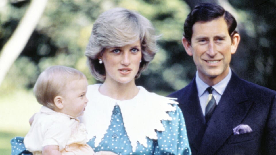 Prince Charles, Princess Diana and Prince William