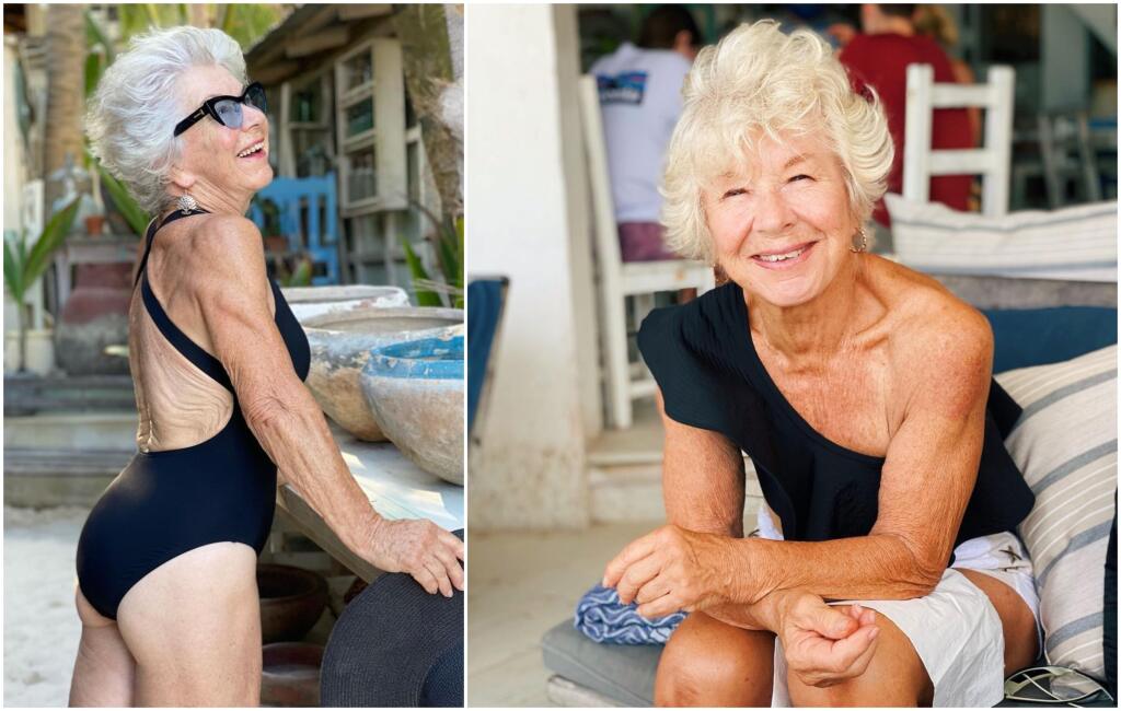 Joan (74) dokazuje, že vek je v jej prípade skutočne iba číslo.