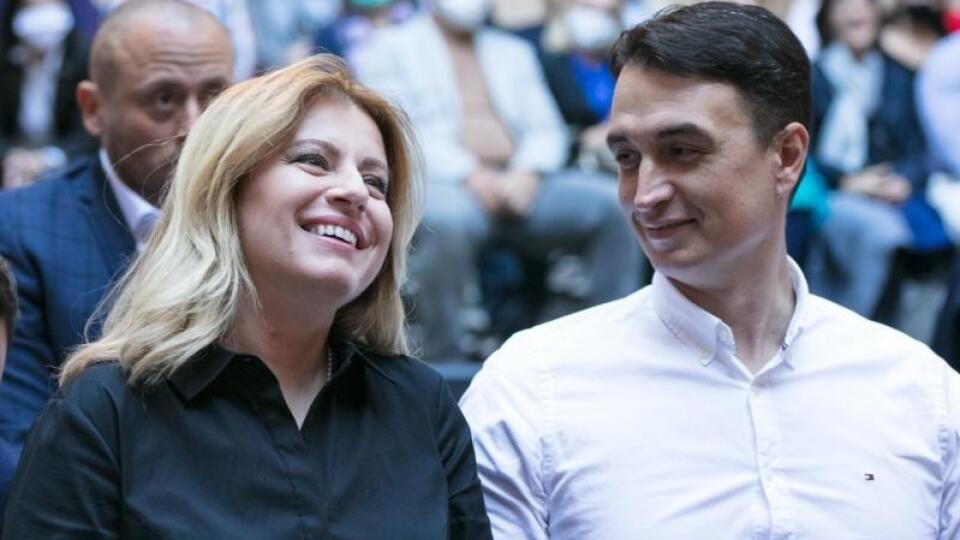 Zuzana Čaputová a Juraj Rizman