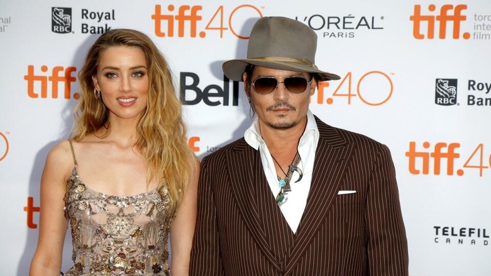 Johnny Depp so svojou bývalou ženou Amber Heard.