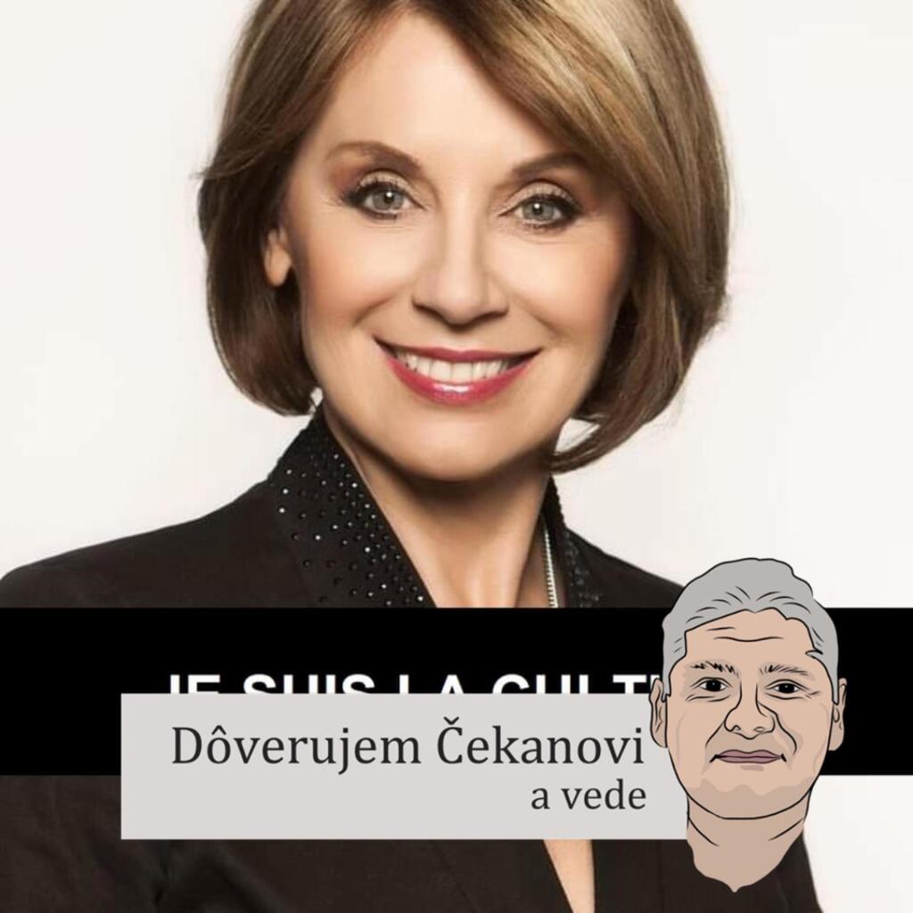 Heribanová je podporovateľkou vedca.