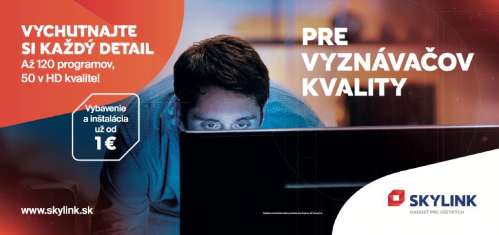 Skylink investoval do nového loga dva milióny eur