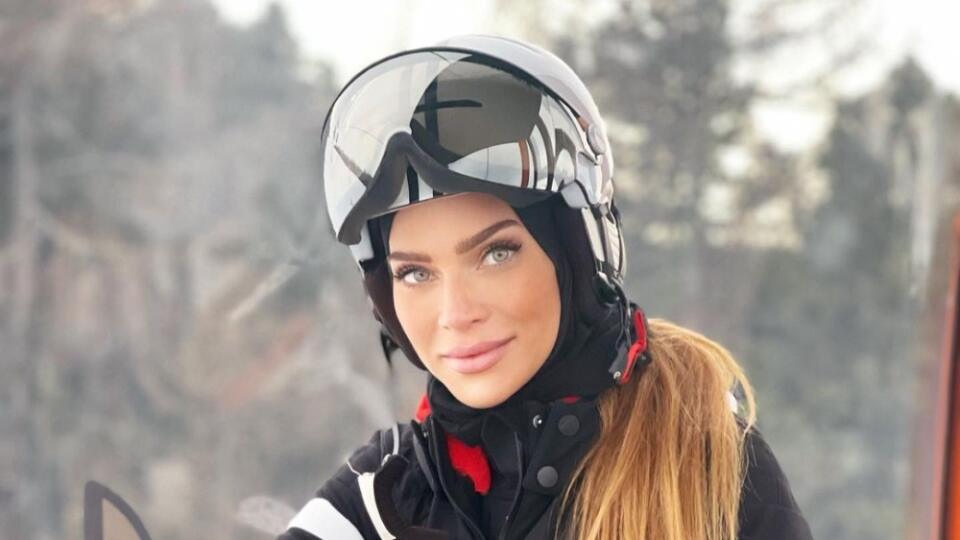 Andrea Verešová si užíva Špindlerov Mlyn.