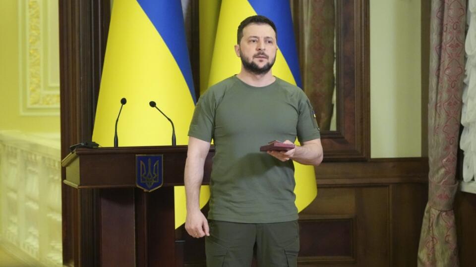 Ukrajinský prezident Volodymyr Zelenskyj.