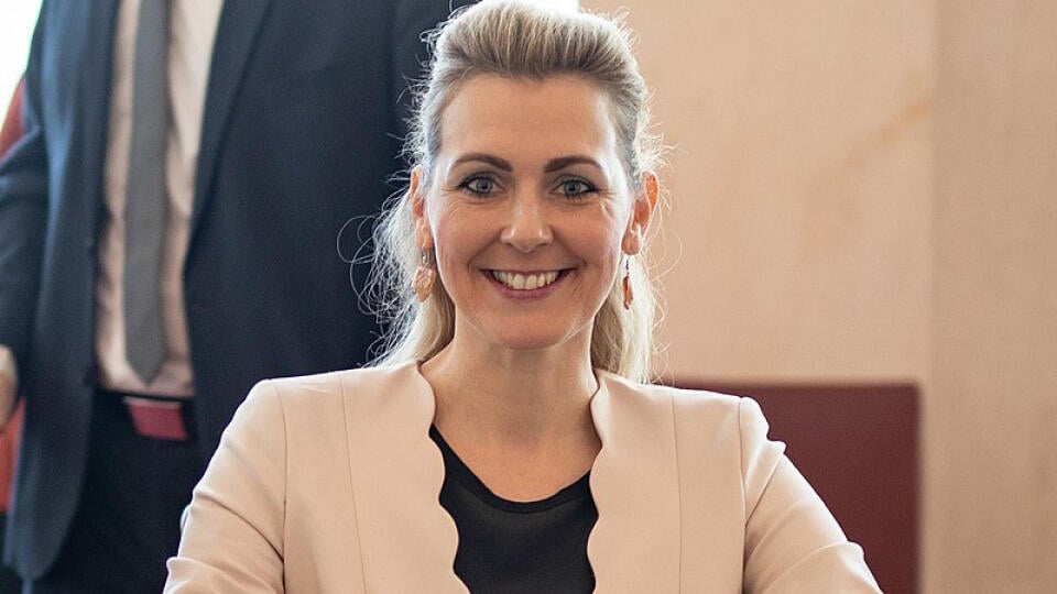 Rakúska ministerka práce a rodiny Christine Aschbacherová