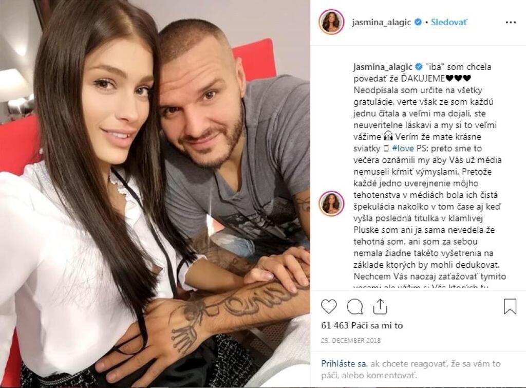 Dvojica odhaľuje verejnosti, že čaká dieťatko.