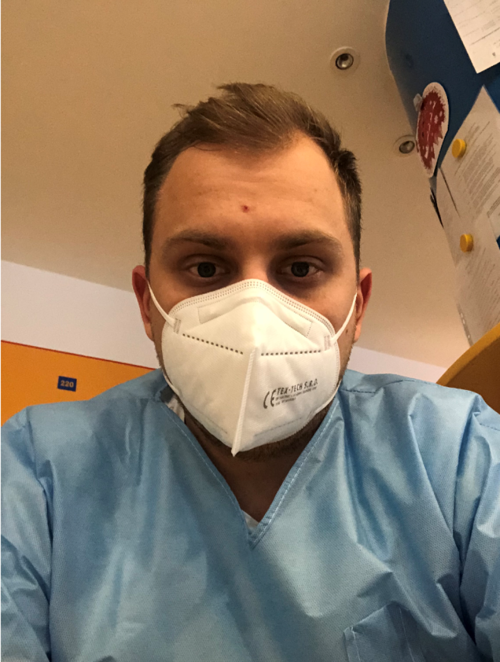 Jerguš počas zmeny na ARO v bratislavských Kramároch.