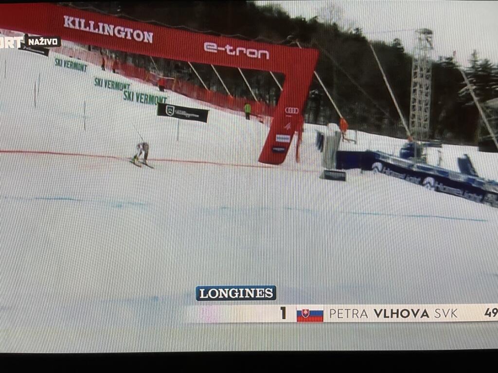 Vlhová predviedla v prvom kole slalomu v Killingtone najlepšiu jazdu.