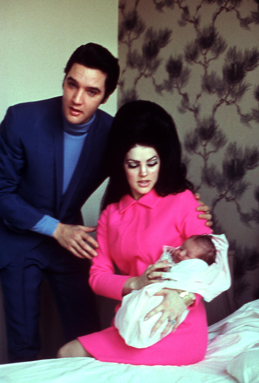 Elvis a Priscilla s ich dcérou Lisou.