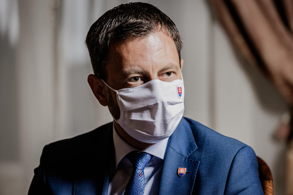 Na snímke Ing. Eduard Heger, slovenský politik a súčasný Predseda vlády Slovenskej republiky.