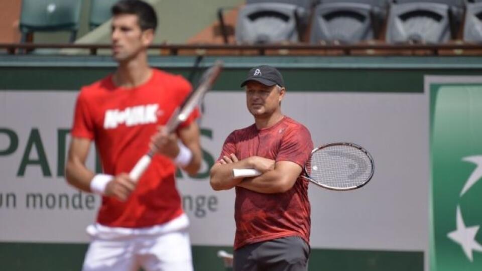 Marián Vajda (54) bol pri všetkých 17 grandslamových tituloch tenistu Novaka Djokoviča (32).