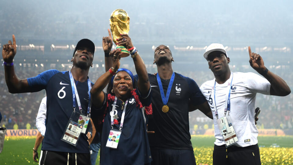 Paul Pogba s matkou Yeo Pogbovou.