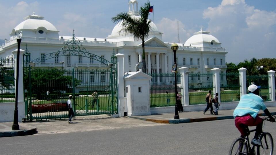 Prezidentský palác v Port-au-Prince, Haiti