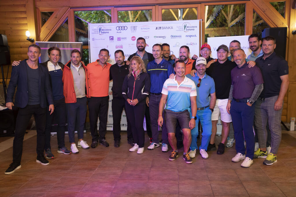 Slovenské hokejové hviezdy sa zúčastnili charitatívneho golfového turnaja.