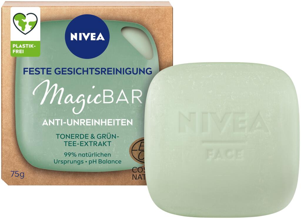 Peelingové pleťové mydlo so zeleným čajom dokonale vyčistí a zmatní, NIVEA, 6,49 €