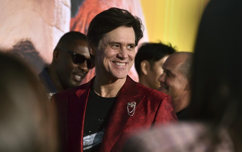 EBE 36 Los Angeles - Na snímke americký komik Jim Carrey (vo filme Doktor Robotnik) prichádza na premiéru dobrodužnej komédie Ježko Sonic 2 (Sonic the Hedgehog 2) v kine Regency Village Theatre v americkom Los Angeles v noci na 6. apríla 2022. FOTO TASR/AP
Cast member Jim Carrey arrives at the Los Angeles premiere of