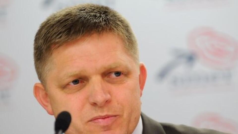 Líder strany Smer-SD Robert Fico